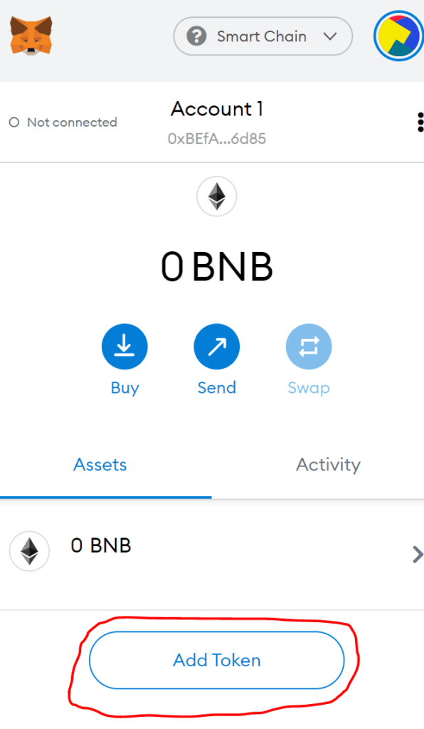 How to add Ankr Staked BNB to metamask