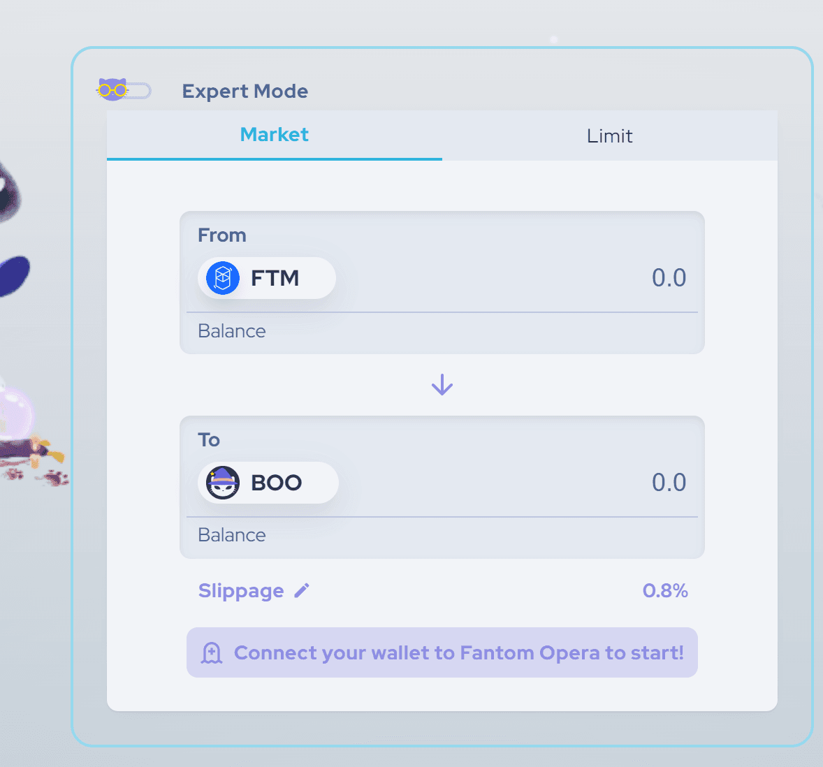 swap tokens on SpookySwap