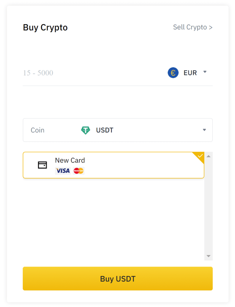 buy usdt on binance