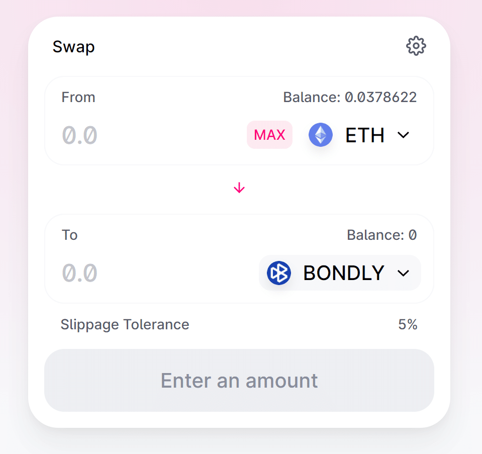 buy bondly on uniswap